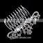 Hot Selling Fashion Crystal Flower Hair Comb Tiaras Pin Clip Hair Accessories