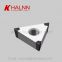 Halnn Tools Braed CBN Inserts For Machining Gray Cast iron Brake Disc with Positioning hole