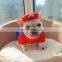 spring and summer Pet Bulldog apparel Dog clothes Mario cosplay Fat dog clothes