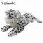 Small Snow Leopard Weighted Toys Customized Soft Plush Skin For kids