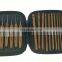 Custom Logo Bamboo Handle Crochet Hook Set Aluminium Knitting Needles for Sewing Tools