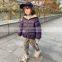 3646/Hot wholesale thick kids winter hooded down coat high quality solid color girls fashion down jacket
