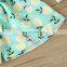 2020 Baby Girl Clothes set Summer Tracksuit For Children Clothing Girls T-shirt+Flowers Shorts Clothes set