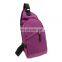 Polyester OEM women sling bag cheap triangle single strap backpack