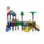 Nice quality kids toys outdoor park playground used playground tube slides equipment for sale JMQ-18157F
