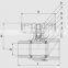 VALOGIN price list pvc true union ball valve