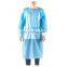 Disposable Isolation CPE Gown Disposable Blue Plastic Isolation Gown