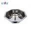 stainless steel cookware soup pot with divider available induction cooker，made in China