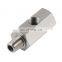 304 Stainless 1/8'' NPT Oil Pressure Sensor Connector Tee - NPT Adapter Turbo Supply Feed Line