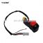 Factory direct ON-OFF button 12V 10A off road motorcycle hazard light flameout handlebar switch for electric pit bike