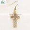 Dangle cross earrings