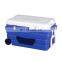 Hard Plastic Cold Storage Icebox Large Sea Food Ice Fish Cooler Boxes with Wheel 90L