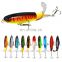 Whopper Topwater pencil popper lures 15g 11cm lifelike hard bait propeller fishing lures