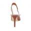 Ladies beautiful back elastic band design med heel pointed toe ankle strap sandals shoes other colors are available