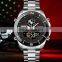 SKMEI 1839 Brand Luxury Stainless Steel Wholesale Men Waterproof Analog Digital Watch