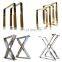 Stainless Steel Table Legs Heavy Duty Furniture Frame Square Office Desk Coffee Dining Gold Stainless Steel Table Legs For Table