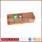 Bamboo & Acrylic 5-Section Tea Bag Storage Box Tea Bag Organizer