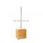 christmas decoration ceramic bathroom set with bamboo cup soap dispenser