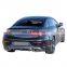 AUTO PARTS C238 E53 AMG COUPE REAR DIFFUSER BUMPER DIFFUSER for mercedes c238 amg diffuser