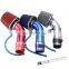 AOSU 76mm Universal Car Racing car air filters air with intake pipe