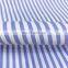 Wholesale lightweight striped cotton nylon spandex fabric for women's casual wear