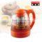 borosilicate glass tea set ,colorful glass teapot,glass kettle with infuser