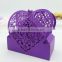 Party Decoration Red Elegant Laser Cut Heart Candy Box Wedding Invitation