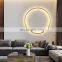Circle Sofa Background Wall Lamp Bedroom Bedside Aisle Corridor Modern LED Sconce Lights