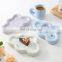 Promote Products Nordic Creative Irregular Cloud Food Dessert Plate Ceramic Decorative Tray Ceramic Plates For Home Decor