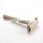 ECO Friendly Stainless Steel Matt Gold Double Edge Safety Shave Razor