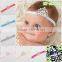 pearl jewelry crown baby hair accessories kids elastic headband MY-AC0025