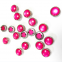 HLD factory custom color BRASS&SS 16L 18L pearl Prong snap button for garment