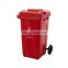 100 Liter Green Dustbin Mobile Waste Container Recycling Trash Can Plastic Garbage Bin