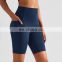 Custom Private label Yoga Shorts High Waist Women Gym Wear Short Pants Crotchless Outdoor Training Biker Shorts Yoga Panties