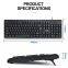 El teclado personalizado T15, monitor portátil, dise?o a prueba de derrames, teclados para asuntos comerciales con panel táctil