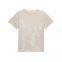 Spring new style knitted sweater in European style, round neck, pure color, loose fit, long-sleeved, women's style short-sleeved shirt
