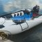 410 PVC inflatable racing high speed boat