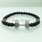 Custom high quality stainless steel jewelry handmade Man dumbbell bracelet