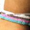 Elastic Bracelet Glass Bead Multi Colour Small Hipanema Bracelets