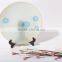Advertising gift tempered unbreakable circle glass cake plate