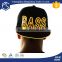 OEM hatscheap custom high quality led party men's hats with wide brim