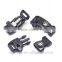 side release whistle buckle , compass fire starter buckle