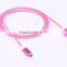 Braided double sided Micro USB cable for Andriod reversible usb plugs data cable