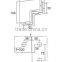 china glass clamp glass shower door hinges pivot (DL-036)