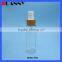 Wood Shoulder Plastic Lotion Bottle Packaging,Wood Shoulder Lotion Bottle