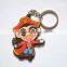 company logo keychain pvc soft keychain for promotional free gift motorcycle keychains
