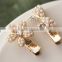 elegant beads hair clip design hair accessory for women