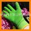 Eco Friendly Bamboo Garden Gloves with Protective Grip Coating Foam Latex Gloves