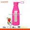 Soft Touch Unbreakable Borosilicate Glass Water Bottle With Strip