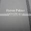 A6 rubber surface black pu leather blank page journals for hotel gift